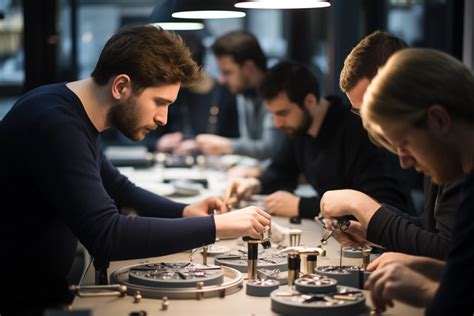 Atelier d'initiation à l'horlogerie .